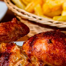Medio Pollo Asado